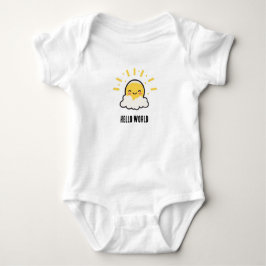 Hello World Baby Bodysuit Baby Strampler