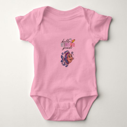 "Hello World" Baby Bodysuit Baby Strampler (Vorderseite)