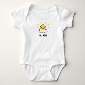 Hello World Baby Bodysuit Strampler