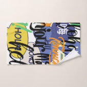 Hello World Badhandtuch Set (Handtuch)