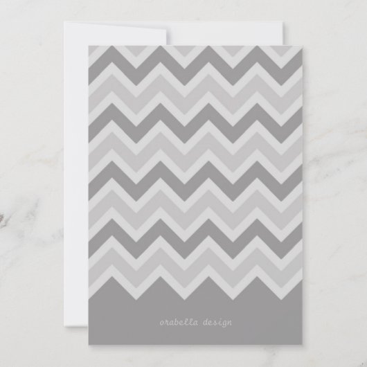 Hello World Birth Announcement//Grau Ankündigung (Rückseite)