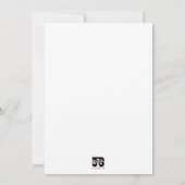 Hello World Feiertagskarte (Rückseite)