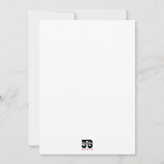 Hello World Feiertagskarte (Rückseite)