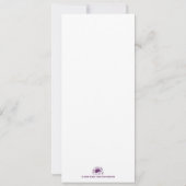 Hello World - Geburtsankündigung mit Foto (Rückseite)