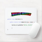 Hello World Geek grüßen Java Mousepad (Mit Mouse)