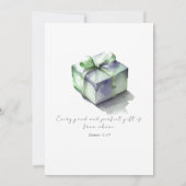 Hello World I just Arrived Baby Ankündigung (Rückseite)