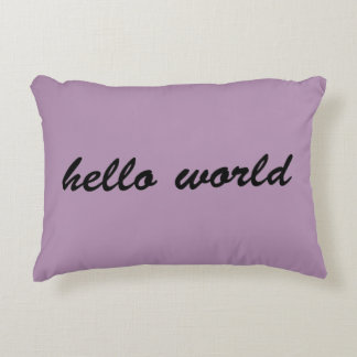 Hello World Kissen