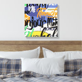 Hello World Leinwanddruck (Insitu (Schlafzimmer))