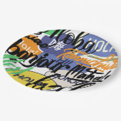 Hello World Pappteller (Schrägansicht)