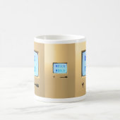 Hello World Personal Computer Kaffeetasse (Mittel)