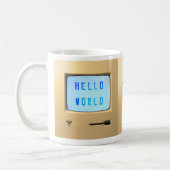 Hello World Personal Computer Kaffeetasse (Links)