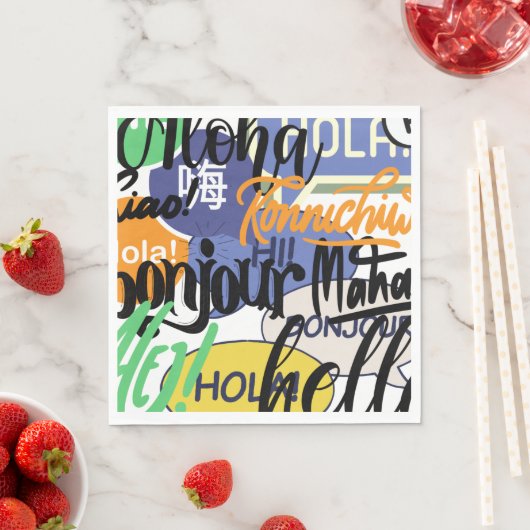 Hello World Serviette (Beispiel)