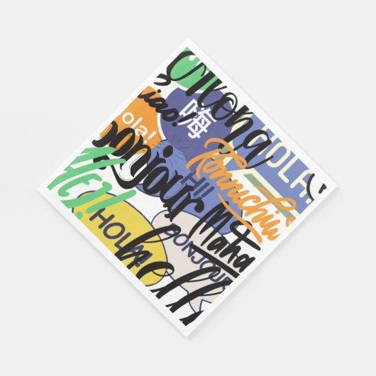 Hello World Serviette (Ecke)