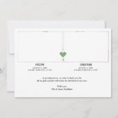 Hello World Stylish Calligraphy Twin Foto Collage Ankündigung (Rückseite)