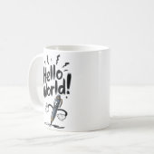 Hello World Tasse Back-to-School-Geschenk für Lehr (Vorderseite Links)