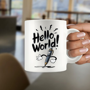 Hello World Tasse Back-to-School-Geschenk für Lehr