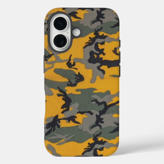 Hello Yellow Camouflage Case-Mate iPhone Hülle (Rückseite)
