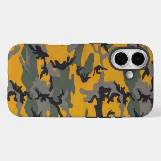Hello Yellow Camouflage Case-Mate iPhone Hülle (Rückseite (Horizontal))