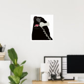 HELLO YES DAS IST DOG-Telefon Poster (Heimbüro)