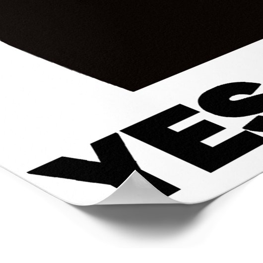 HELLO YES DAS IST DOG-Telefon Poster (Ecke)