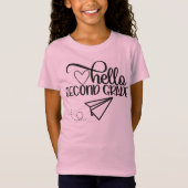 Hello zweite Klasse T-Shirt (Vorderseite)