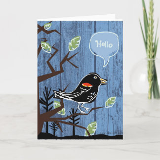 Helloblackbird Karte