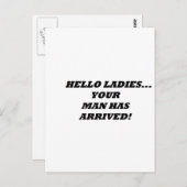 helloladiesyou manis postkarte (Vorne/Hinten)