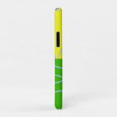 Hellorange Gelbe grüne geometrische Schleife Case-Mate iPhone Hülle (Hinten/Rechts)