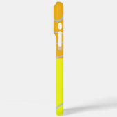 Hellorange Gelbe grüne geometrische Schleife Case-Mate iPhone Hülle (Rückseite / Links)