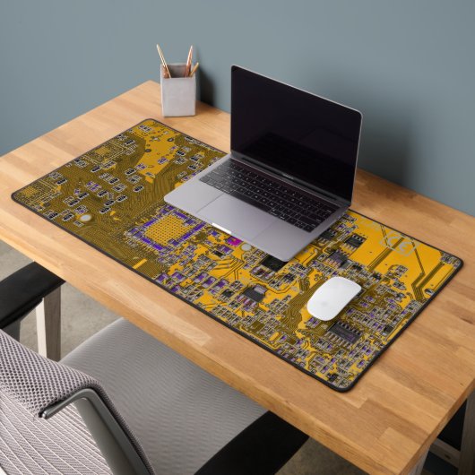 Hellorange Leiterplatten-Schaltungsdesign für IT-E Schreibtischunterlage (Büro 2)