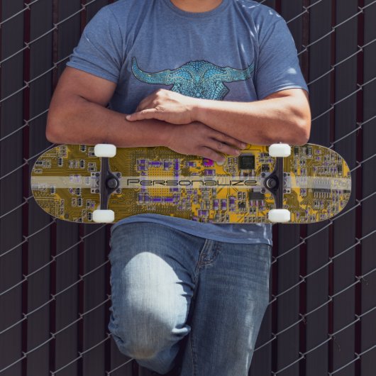 Hellorange PCB-Schaltungsplatinen-Design für IT-Pr Skateboard (Außenbereich 3)