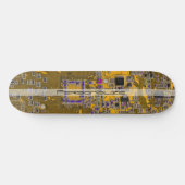 Hellorange PCB-Schaltungsplatinen-Design für IT-Pr Skateboard (Horizontal)