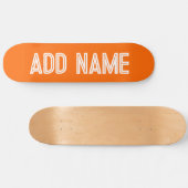 hellorange - personalisiert skateboard (Horizontal)