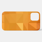 Hellorange polygonale Illustration, die besteht Case-Mate iPhone Hülle (Rückseite (Horizontal))