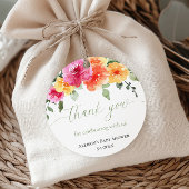 Hellorange-rosa Bäuche Babydusche Gefälligkeitsmar Geschenkanhänger