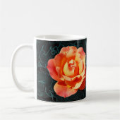 Hellorange Rose Kaffeetasse (Links)