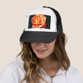 Hellorange Rose Truckerkappe (Beispiel)