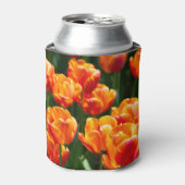 Hellorange Tulpen im Park Dosenkühler (Kanne Vorderseite)