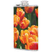 Hellorange Tulpen im Park Flachmann (Links)