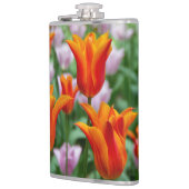 Hellorange Tulpen im Park Flachmann (Links)