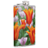 Hellorange Tulpen im Park Flachmann (Rechts)