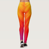 Hellorange und gelb leggings (Rückseite)