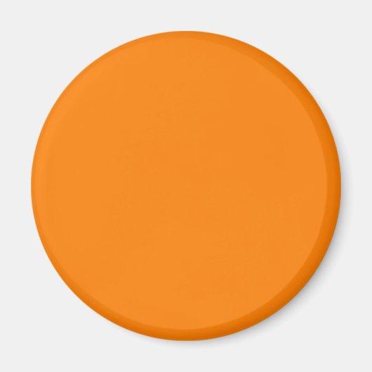 Hellorangefarbene, benutzerdefinierte Hintergrundv Magnet (Vorne)