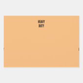 hellorangefarbenes Papier (Vorderseite)