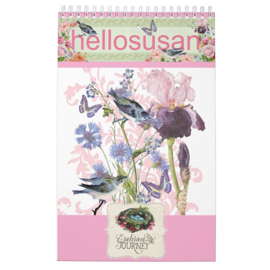 Hellosusan Designs 12 Monate Kalender 2026 (Rückseite)