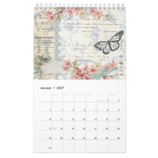Hellosusan Designs 12 Monate Kalender 2026 (Jan 2027)