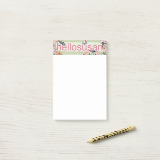 hellosusan Post-it Notizen (Auf Schreibtisch)
