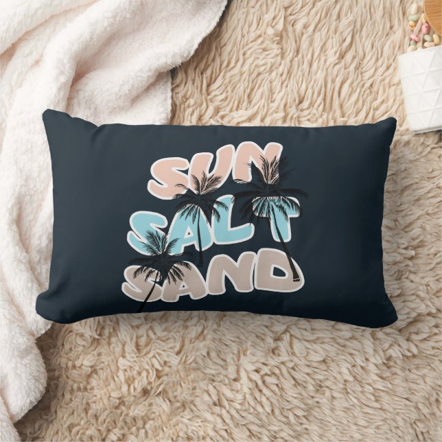 Hellow Summer Graphic Lendenkissen (Decke)