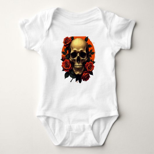 Helloween Baby Jersey Bodysuit Baby Strampler (Vorderseite)