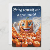 Helloween Einladungskarte (Vorderseite)